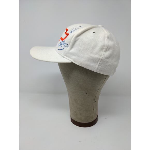 Raceshop Chevrolet Chevy Snapback Hat Adjustable White Autographed - Picture 5 of 12
